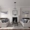 Ekena Millwork Vienna Ceiling Medallion (Fits Canopies up to 3 1/4"), 16 7/8"OD x 5/8"P, Cloud Burst Crackle CM17VICBC - alternate 2